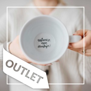 Kubek 500 ml - ZŁOTE SERCE + Zostaniesz moim chrzestnym? NAPIS NA DNIE OUTLET