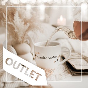 Kubek 300 ml - złote listki - sweater weather OUTLET
