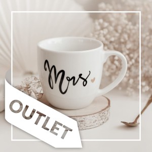 Kubek 300 ml - Mrs ZŁOTE SERCE OUTLET