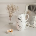 Kubek 300 ml - Kocham Cię Babciu + Imię ZŁOTE SERCE Eleganckie opakowanie prezentowe kubka porcelanowego ze złotym sercem nadzwyczajnie.mom — Kocham Cię Babciu + Imię