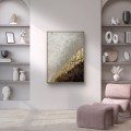 Ślad ciepła 50x70 - obraz strukturalny ze złotem, abstrakcja, ręcznie malowany, beż, brąz f5673a30-1251-11f1-bb3f-49ef182f39f3.JPG