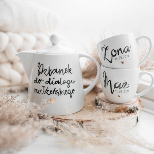 Kreatywny prezent na ślub – porcelanowy prezent dla młodej pary!